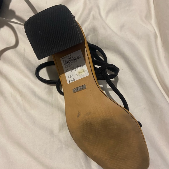 TOPSHOP STRAPPY BLOCK HEELS (worn once!) - Picture 5 of 5